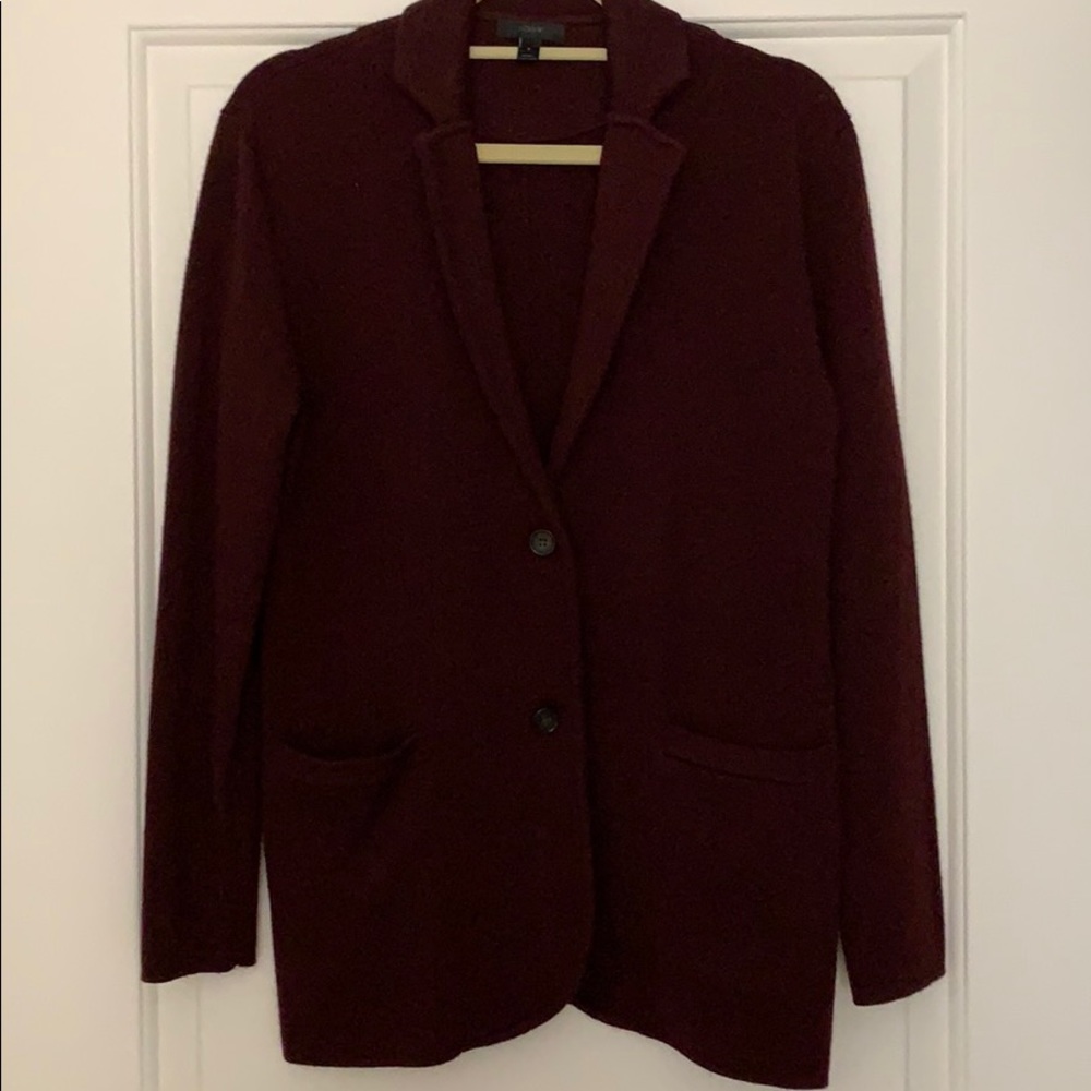 Knit blazer